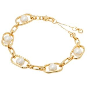 KATE SPADE • Gold Glamorous Strands Pearl Bracelet